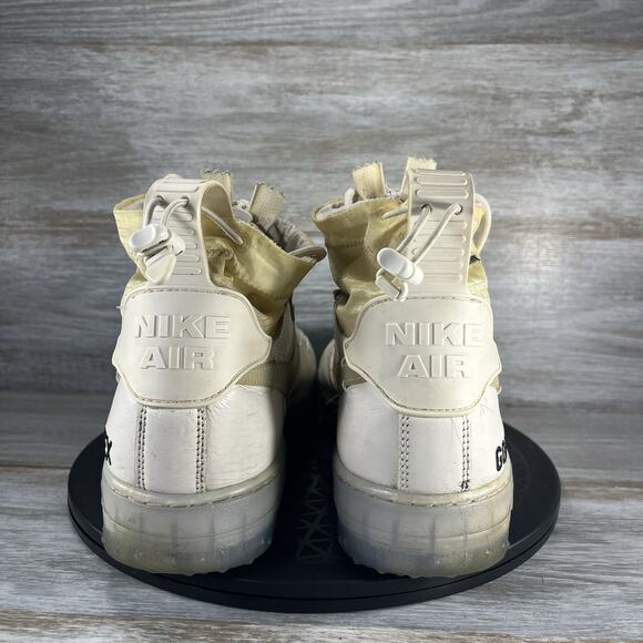 Nike Men's Air Force 1 WTR GTX White Leather CQ7211-002 Boots Sneakers Size 12 - Picture 4 of 9